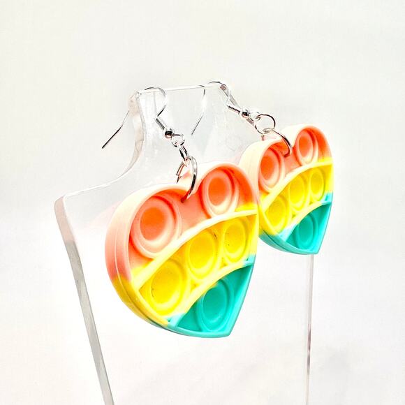 Pop It Earrings - Toy Earrings - Teacher Earrings - Cute Earrings - Kids Earring - Picture 3 of 11